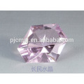 Decorative Crystal Glass gem Diamonds pink t for wedding return gift